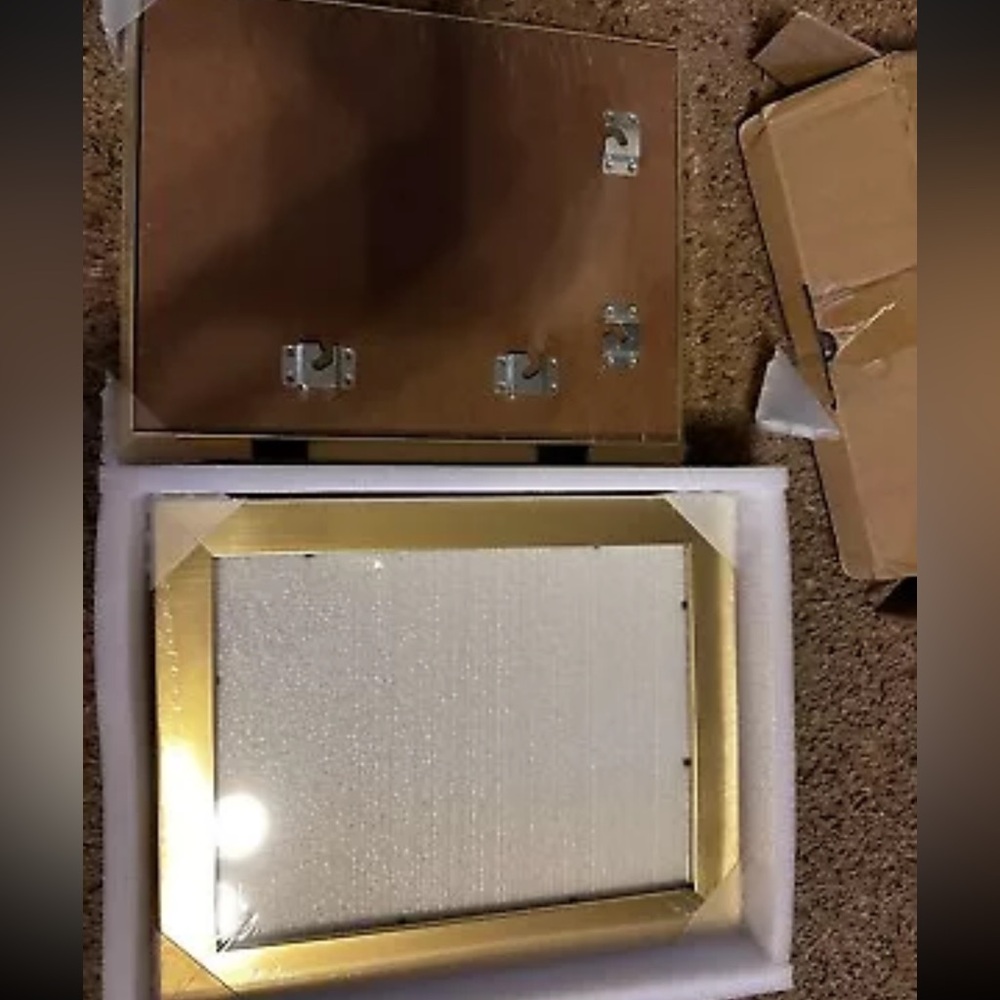 Picture Frame with Real Glass, 2 Pack  Picture Frames 8x10 Gold